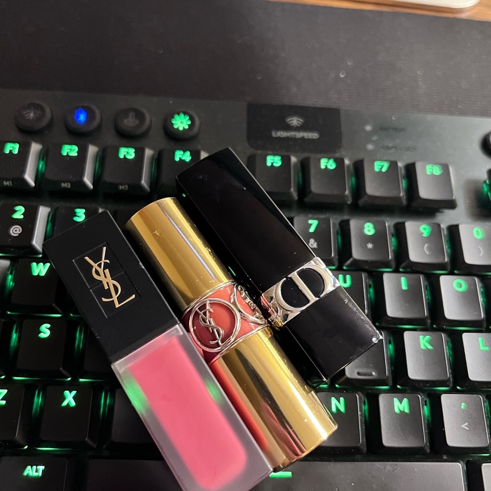 YSL(2) + Dior lipstick bundles